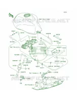 Fuel Evaporative System per Kawasaki Z750S 2005
