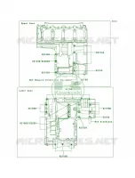 Crankcase Bolt Pattern per Kawasaki ZZR1200 2003
