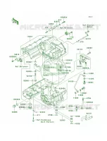 Crankcase per Kawasaki ZZR1200 2003