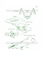 DecalsBlackC1C2 per Kawasaki ZZR1200 2003
