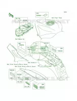 Labels per Kawasaki ZZR1200 2003