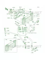 Oil Cooler per Kawasaki ZZR1200 2003