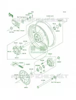 Rear WheelChain per Kawasaki ZZR1200 2003