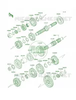 Transmission per Kawasaki ZZR1200 2003