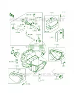 Air Cleaner per Kawasaki Ninja 500R 1998