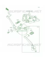 Brake PedalTorque Link per Kawasaki Ninja 500R 1998