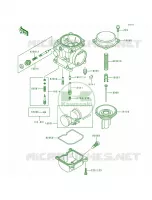 Carburetor Parts per Kawasaki Ninja 500R 1998