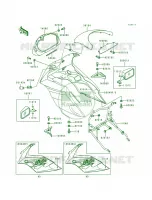 CowlingEX500 D2 per Kawasaki Ninja 500R 1998