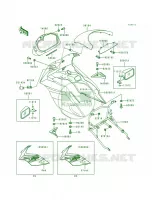 CowlingEX500 D5 per Kawasaki Ninja 500R 1998