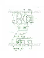 Crankcase Bolt Pattern per Kawasaki Ninja 500R 1998
