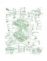 Crankcase per Kawasaki Ninja 500R 1998