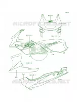 DecalsRedEX500 D4 per Kawasaki Ninja 500R 1998