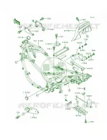 Electro Bracket per Kawasaki Ninja 500R 1998
