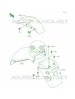 Fenders per Kawasaki Ninja 500R 1998