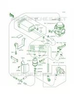 Fuel Evaporative System per Kawasaki Ninja 500R 1998