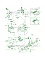 Fuel TankEX500 D1 per Kawasaki Ninja 500R 1998