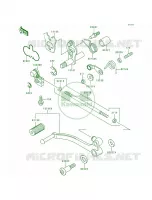 Gear Change Mechanism per Kawasaki Ninja 500R 1998