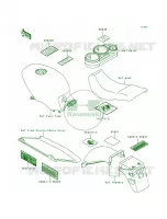 Labels per Kawasaki Ninja 500R 1998