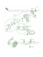 Oil PumpOil Filter per Kawasaki Ninja 500R 1998