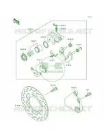 Rear Brake per Kawasaki Ninja 500R 1998