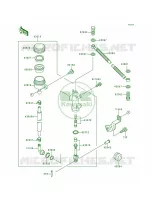 Rear Master Cylinder per Kawasaki Ninja 500R 1998