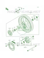 Rear WheelChain per Kawasaki Ninja 500R 1998