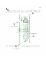 Shock Absorbers per Kawasaki Ninja 500R 1998