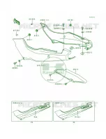 Side CoversChain CoverEX500 D5 per Kawasaki Ninja 500R 1998