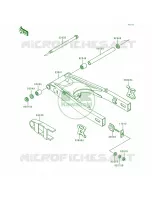 Swingarm per Kawasaki Ninja 500R 1998