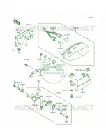 Taillights per Kawasaki Ninja 500R 1998