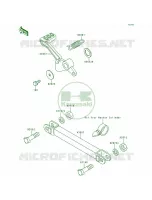 Brake PedalTorque Link per Kawasaki Ninja 250R 1996