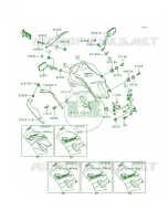 Cowling per Kawasaki Ninja 250R 1996