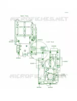 Crankcase Bolt Pattern per Kawasaki Ninja 250R 1996