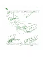 DecalsRedEX250 F1112 per Kawasaki Ninja 250R 1996