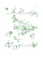 Electro Bracket per Kawasaki Ninja 250R 1996
