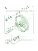 Front Wheel per Kawasaki Ninja 250R 1996