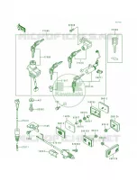 Ignition SwitchLocksReflectors per Kawasaki Ninja 250R 1996