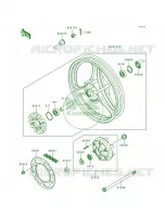 Rear WheelChain per Kawasaki Ninja 250R 1996