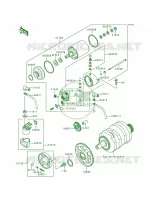 Starter Motor per Kawasaki Ninja 250R 1996