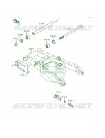 Swingarm per Kawasaki Ninja 250R 1996