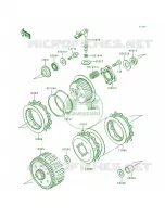 Clutch per Kawasaki KDX200 1996