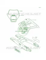 DecalsKDX200 H2 per Kawasaki KDX200 1996