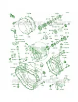 Engine Covers per Kawasaki KDX200 1996