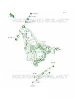 Frame per Kawasaki KDX200 1996