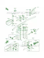 Handlebar per Kawasaki KDX200 1996