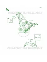 Labels per Kawasaki KDX200 1996