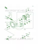 Rear Hub per Kawasaki KDX200 1996