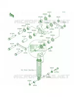 Rear Suspension per Kawasaki KDX200 1996