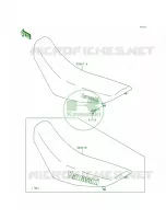 Seat per Kawasaki KDX200 1996