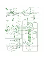 Air Cleaner per Kawasaki ZR1100 Zephyr 1994